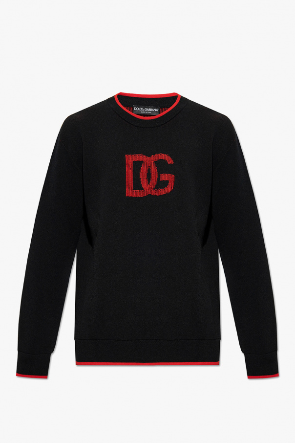 VbjdevelopmentsShops Finland Black Sweater with logo Dolce Gabbana dolce gabbana ripped logo patch jeans item